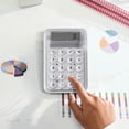 thumbnail image 2 of Mechanical Calculator 8 Digit LCD Display Handheld for Office, 2 of 6