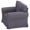 thumbnail image 4 of Le Remplacement de Housse de Sofa Ektorp en Coton Épais Est Rendu Compatible pour Chaise IKEA Ektorp (Fauteuil) (Polyester Lin), 4 of 5