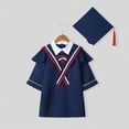 thumbnail image 4 of Kids Graduation Robes Pre School Graduation Cap and Gown Two Pieces Set Graduation Ceremony Outfit Size 7-8 Years Kids Clothing, 4 of 8