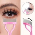 thumbnail image 4 of Eyelash Comb Portable Eyelash Separator Tool Eyelash Definer Mascara Comb Cosmetic Brushes Tool for Easy Separation Effective Brows Grooming Brush, 4 of 8