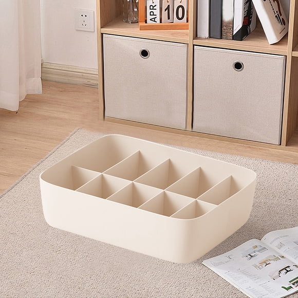 TIMIFIS Storage Basket White Plastic Storage Bins for Pantry Organization with Four Handles Kitchen Gadgets