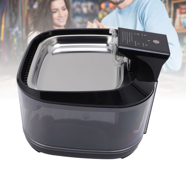 4.5L Stainless Steel Cat Water Fountain, Quiet Battery Operated Pet Water Fountain for Cats and Dogs with Motion Sensor, Ultra Quiet Pump, Multi Filtration with Auto Cycle System