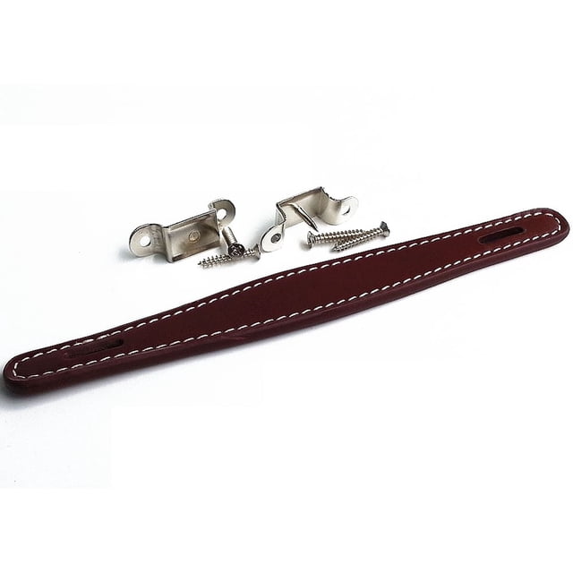 Leather Guitar AMP Handle Strap with Screw Part For FD Guitar Amplifiers Speaker