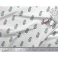 thumbnail image 3 of Soimoi Rayon Fabric Leaves & Paisley Block Printed Fabric 1 Yard 42 Inch Wide, 3 of 3
