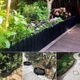 thumbnail image 3 of Flexible Garden Edging, Custom Design Edging 3Meters Black PP Material Landscape Border Edging For Vegetable Garden Flower Beds Lawn Areas, 3 of 5