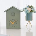 thumbnail image 4 of tredstone Cuckoo Telling Time Silent 2-arm Sweeping Wall Clock Bedside Clock Green 15x9x25cm, 4 of 6