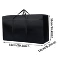 thumbnail image 3 of Baby Storage Bag under Bed Mesh Shoe Rack Large Fabric Storage Cubes Clothes Organizer And Storage under Bed Storage Container Storage Bag inch Tree Items Christmas Christmas Bag-21x14x6.5 Christmas, 3 of 4