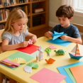 thumbnail image 4 of Colored Paper 100 Sheet Craft Art Papers For Crafts & Thin Copy Construction Paper For School Preschool Classroom Arts Drawing, 4 of 9