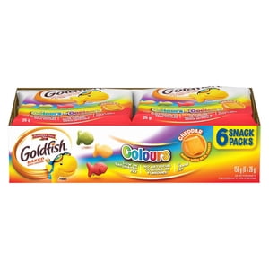 Goldfish Colours Crackers Sacs à dos, (6 x 26g sacs)