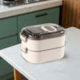 thumbnail image 3 of Binwennn 24 Glass Storage Containers Airtight Containers for Flour "Double Layer Functional Food Container | Insulated Lunch For Adults And Kids | Leak Proof Portable Meal Prep, 3 of 7