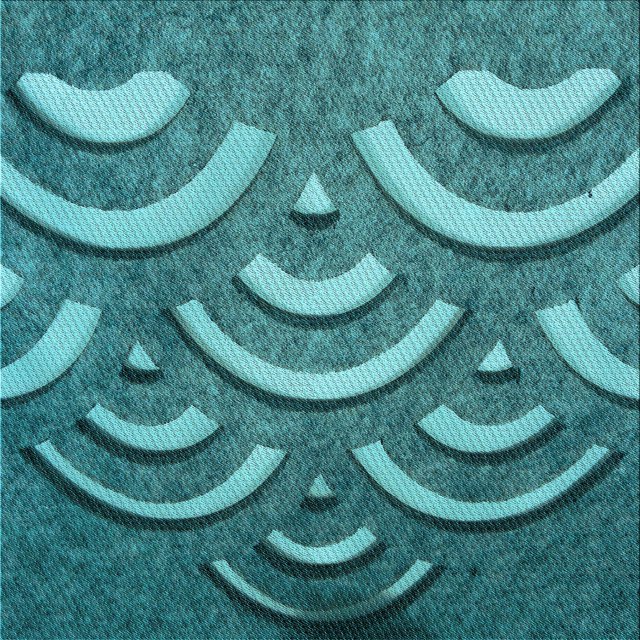 Ahgly Company Machine Washable Indoor Square Transitional Dark Turquoise Green Area Rugs, 6' Square
