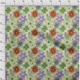thumbnail image 4 of oneOone Tissu en Velours Vert Menthe Texture Florale Matériel de Robe Tissu Imprimé Tissu au Mètre 58 Pouces de Large, 4 of 4