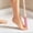 Pink, variant on Foot Washing Brush Set 2 Pack for Toe Seam Cleaning Dead Skin and Keratin Removal with Soft Rubber Bristles and Ergonomic Handle