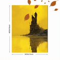 thumbnail image 3 of Qisvanset Spooky Halloween Castle Canvas Print 12x16 Inch Gaming Room Art, 3 of 8