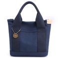 thumbnail image 2 of MesaSe Canvas Bucket Bag Multi-Pockets Female Clutch Bag Large Capacity Casual for Work, 2 of 7