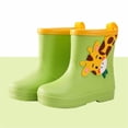 thumbnail image 2 of FhsagQ Bottes Filles Chaussures Bottes Taille 3 Rouge Chaussures Enfants à la Mode Mignon Dessin Animé Bottes de Pluie à la Mode Extérieur Temps Pluvieux Bottes Enfants Chaussures Bottes Taille 4.5 Grande Enfant Filles Chaussures d'Hiver Vert Taille 28, 2 of 4