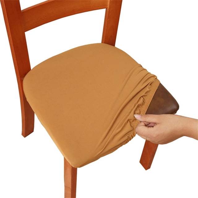 Birdeem Office Chair Cover, High Chair Cover, Solid Color Brushed High Elastic Chair Cover Soft and Comfortable Chair Seat Cover -Proof And- Chair Slipcover Suitable for Dining Chair