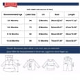 thumbnail image 2 of Baby Boy'S Striped Bodysuit Infant Cotton Short Sleeve Romper, 3-24 Months, 2 of 8