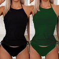 thumbnail image 3 of Clearance Now! Womens Bikini Separates Tops & Bot Plain Color Bal Print GXU E0F0, 3 of 8