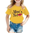 thumbnail image 1 of PMVFHDE Hauts Décontractés pour Fille Robe T-Shirt pour Filles T-Shirts Chemises pour Fille Grande Taille T-Shirts Mignons pour Fille T-Shirt Graphique Mignon pour Fille Col Rond Manches Courtes T-Shirt d'Été Décontracté Jaune, 9-10 Ans, 1 of 5