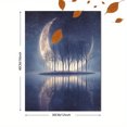 thumbnail image 3 of Mystical Moonlit Forest Canvas Wall Art 15.75x11.81 Inches, 3 of 8