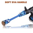 thumbnail image 4 of Spinning Rod,Rod And Reel Combo With Lures Lines Combo Kit With Kids Pole 59''/47.2'' Pole Portable Qisuo Pole Portable With Combo 59''/47.2'' Pole Huiop, 4 of 6