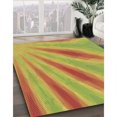 thumbnail image 3 of Ahgly Company Tapis d'Intérieur Lavable en Machine Carré Vert, 6 Pieds Carré, 3 of 7