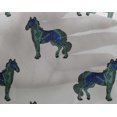 thumbnail image 4 of oneOone Georgette Viscose Fabric Horse Block Decor Fabric Printed BTY 42 Inch Wide, 4 of 4
