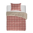 thumbnail image 1 of Gouchee Home Komet Coral 2-Piece Twin Duvet Cover Set – Cotton Percale & OEKO-TEX Certified – Includes Duvet Cover & Pillow Shams, 1 of 2