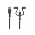 thumbnail image 2 of STARTECH 3.3FT (1M) RUGGED USB MULTI CHARGING CABLE, USB TO LIGHTNING/MICRO-USB/, 2 of 9