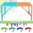 thumbnail image 4 of Gymax Rectangular Acacia Wood Dining Table 4-6 Person Patio 2'' Umbrella Hole Natural, 4 of 5