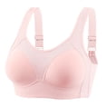 thumbnail image 3 of Bra Women Padded Bra Feature V-Neck Soft Bra Style W-1028 Pinks-a M, 3 of 3
