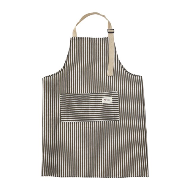 Lksixu Stripe Aprons Adjust Bib Aprons With Pockets Linen Cooking Kitchen Chef Apron For Women And Men Kitchen Gadgets
