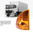 thumbnail image 3 of Truck Corner Lamp Housing Impact Proof Anti Scratch Weatherproof Replacement for Hino 500 Mega Ranger, 3 of 7