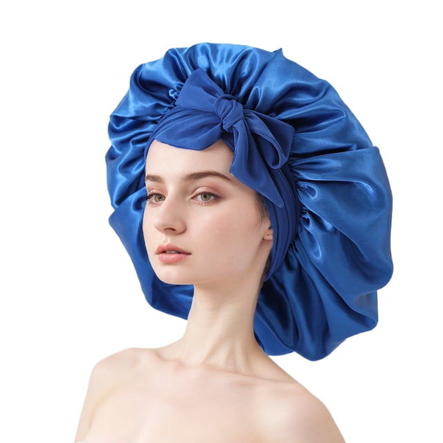 Decodeary Chapeau Rond en Satin Ruban Polyvalent Aide à la Vie Confortable et Respirant Baolan
