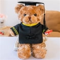 thumbnail image 1 of Aqestyerly Graduation Bear Stuffed Animal Plush Toy Class Of Gift With Cap Graduation Soft Toy Souvenir Gift HWRETIE, 1 of 2
