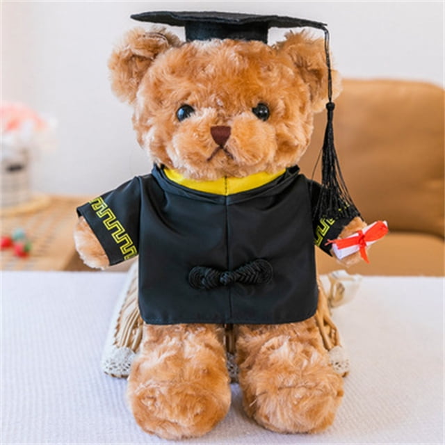 Aqestyerly Graduation Bear Stuffed Animal Plush Toy Class Of Gift With Cap Graduation Soft Toy Souvenir Gift HWRETIE