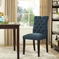thumbnail image 5 of Modway Duchess 21.5" Button Tufted Polyester Fabric Dining Chair, Azure Blue, 5 of 5