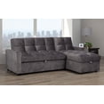 thumbnail image 4 of Mayole Sectional Sofa Bed, Grey, 4 of 6