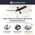 thumbnail image 3 of Prominence Home Statham 52" Indoor LED Ceiling Fan with Pull Chain, Nickel, 3 of 12