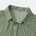 thumbnail image 4 of RKSTN Chemise pour Homme Plage Hawaïenne Décontractée Chemise à Pois Col Rabattu Blouse à Manches Courtes Hauts, 4 of 8