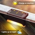 thumbnail image 4 of Solar Deck Lights 8Pcs Fence Post Solar Lights Solar Ladder Lights Outdoor Waterproof Lights, 4 of 8