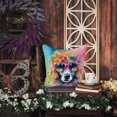 thumbnail image 3 of Poodle Hippie Dawg Throw Pillow, 3 of 6