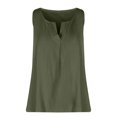 thumbnail image 3 of LSLJS Women's Classic V-neck Collar Solid Color Sleeveless T-Shirt Tank Blouse Tops, Womens Tank Tops, 3 of 5