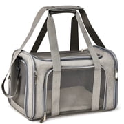 Pet Carrier, Pet Travel Bag, Small Transport Box for Cats and Dogs, Portable Mesh Carrier with Shoulder St