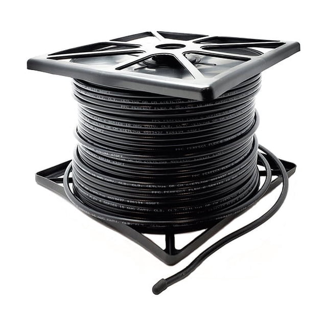 Perfectflex Coaxial Cable for tv 6 Series 500Ft RG6 Trishield 77Braid Copper Clad Steel