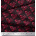 thumbnail image 2 of Soimoi Satin Silk Fabric Bird & Heart Print Fabric by Yard 42 Inch Wide, 2 of 3