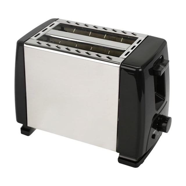 Home and Kitchen Household Stainless Steel Bread Maker Heater Double Slot Bread Heater Fully Automatic Mini Breakfast Bread 2 Piece Heater Kitchen Accessories Kitchen Organization Kitchen Decor