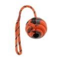 thumbnail image 2 of Milaget Pet Chewing Cotton Rope Care Puppy Bite Rubber Ball - Orange, 2 of 8
