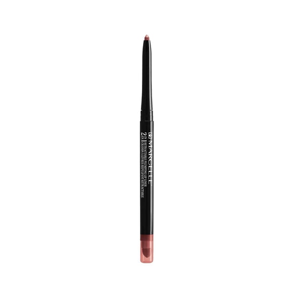 Marcelle Crayon à lèvres repulpant rétractable 2 en 1, Brun nue